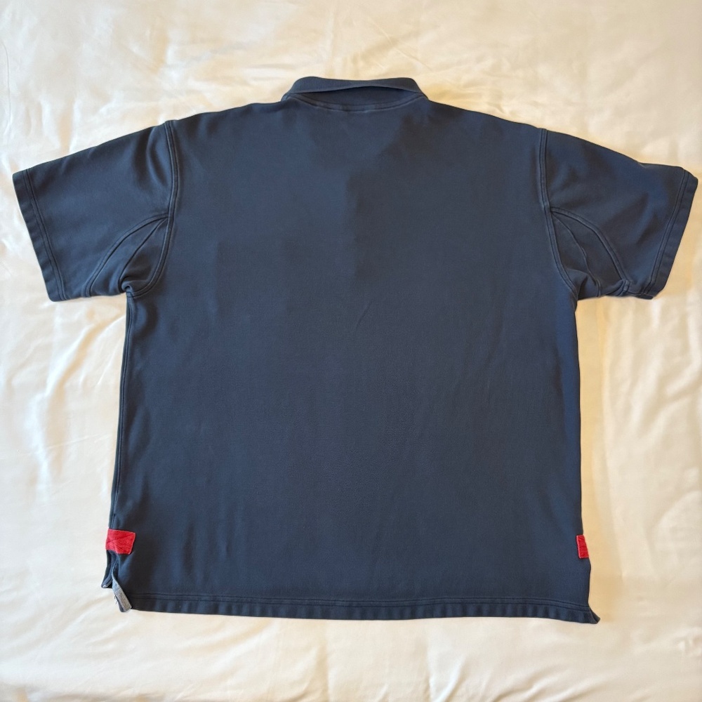 Orvis Polo Shirt Men’s XL Pique 100% Cotton Golf Short Sleeve American Flag‎ USA - Picture 10 of 11